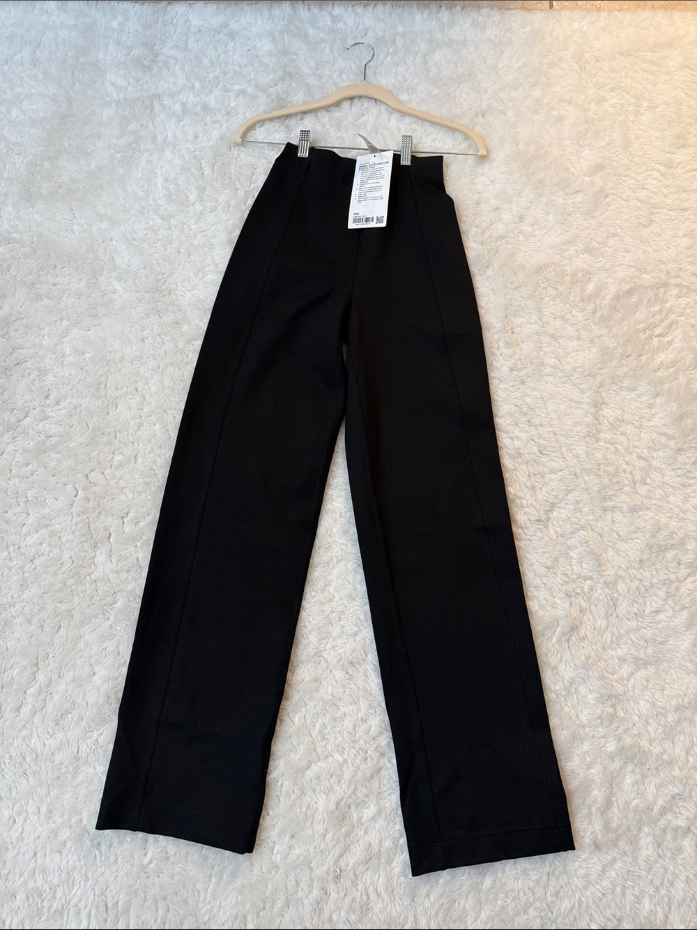 NWT Lululemon Stretch Knit Straight-Leg Pull-On Pant | XXS | Black